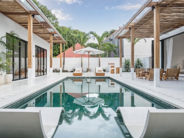 Modern villa with large swimmingpool