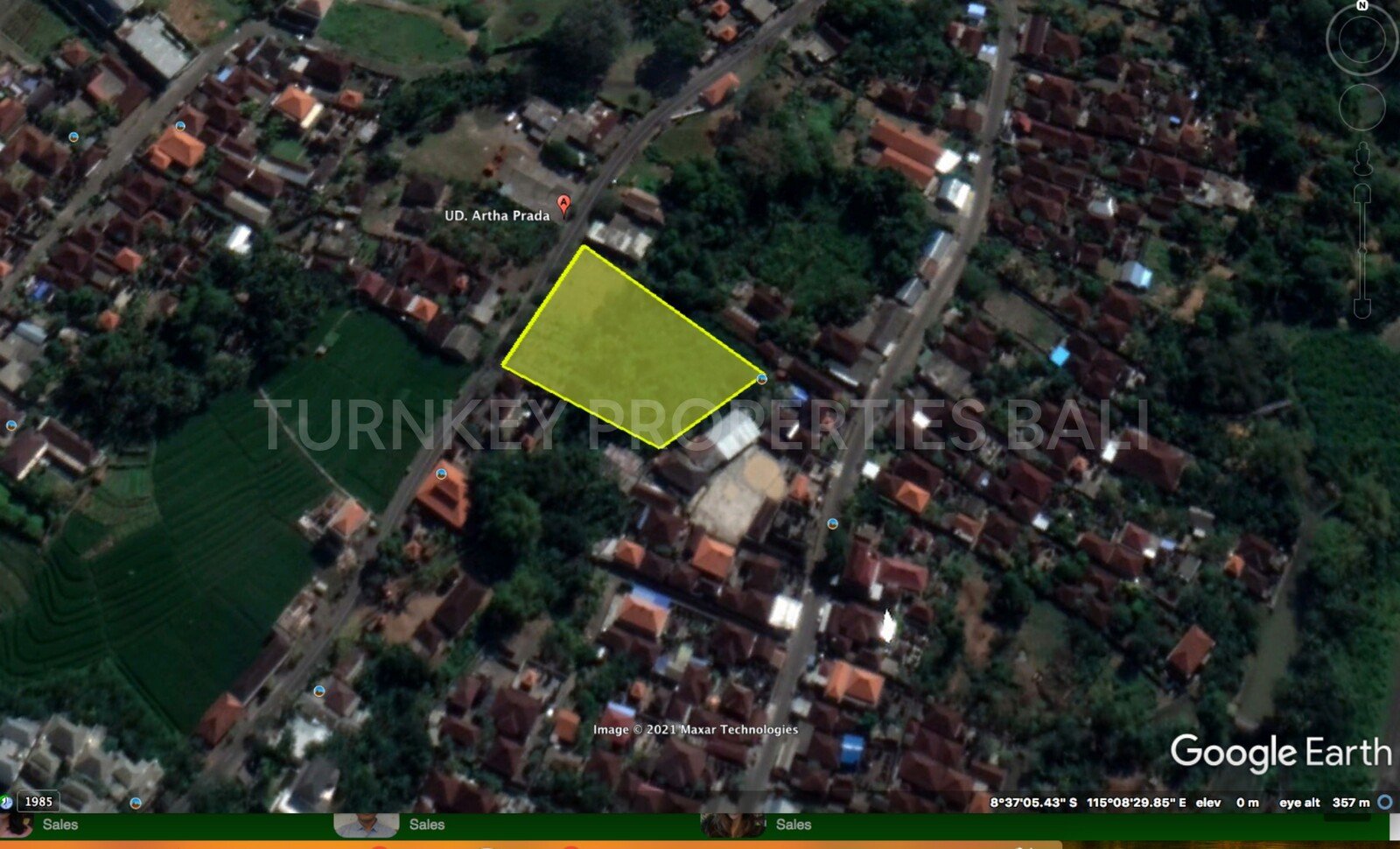Leasehold land in Pererenan