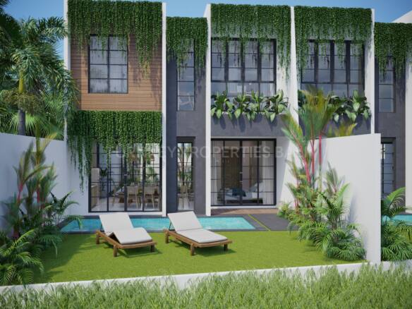 Tropical Design 3BR Off Plan Villa in The Center of Kerobokan