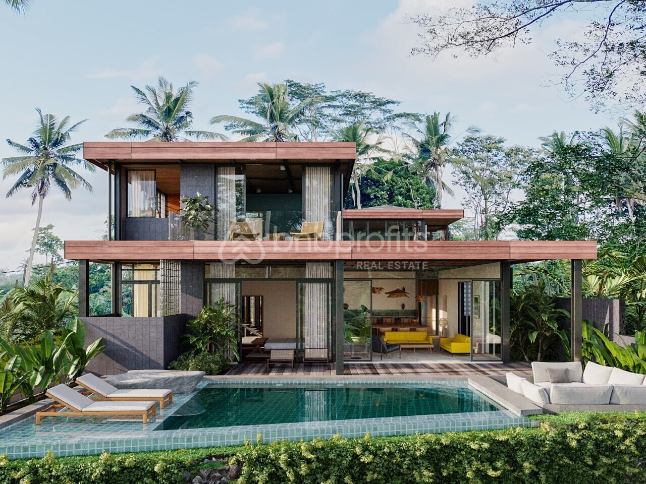 Perfect Jungle View Villa For Sale Leasehold Off-Plan 2BR In Ubud For ...