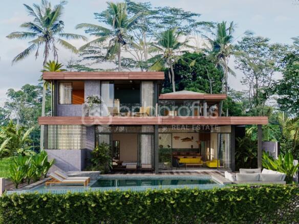 Modern Design with Jungle View Villa Off-Plan 3BR in Ubud