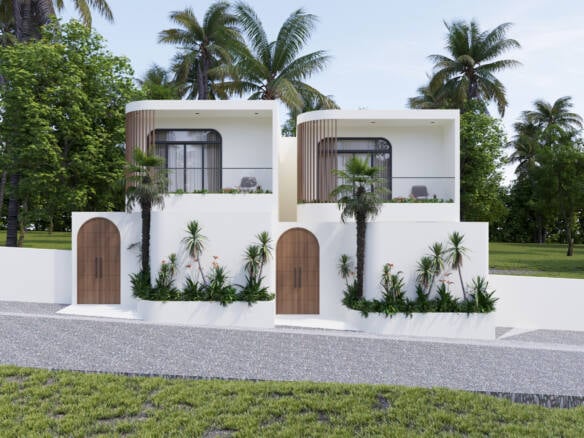 Modern Mediterranean Tropical 2 Bedrooms Off Plan Loft Style in Umalas