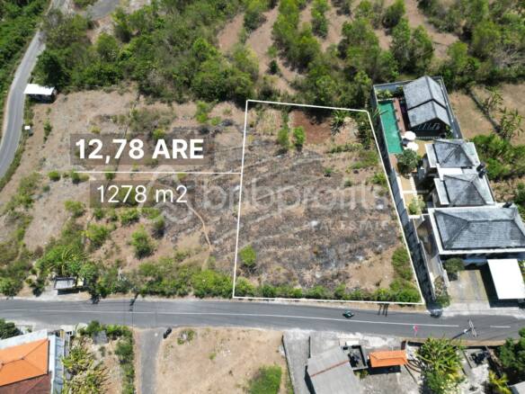 Investment Opportunity: Stunning 12,78 Are For Sale Land Leasehold in Bukit - Ungasan