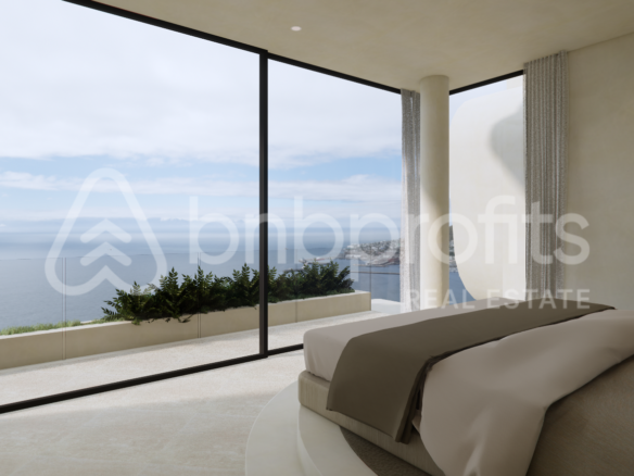 Panoramic Perfection Furnished 3 BR Villa in Bingin with Seaview