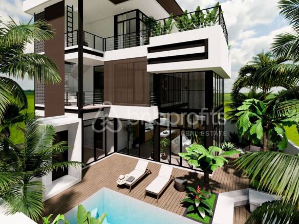 Luxurious Living in Pererenan's Finest, 4 Bedroom Off Plan Villa With Ocean View, A Great Investment Opportunity