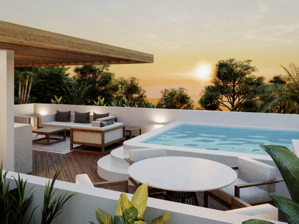 Own Your Oasis Freehold 3-Bed Villa with Unique Rooftop Pool