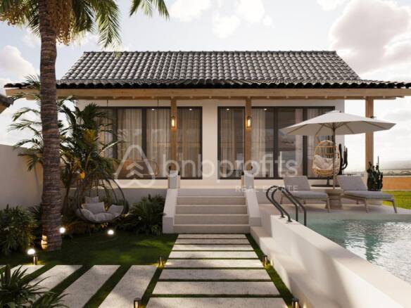 Serene and Stylish 2 Bedroom Villa in Ubud with Rice Field Views