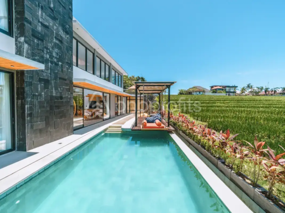 Luxurious 3-Bedroom Villa with Stunning Rice Field Views in Nyanyi, Bali