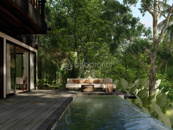 Rare in Ubud 2 Bedrooms Riverfront Villa with Yoga Pavilion
