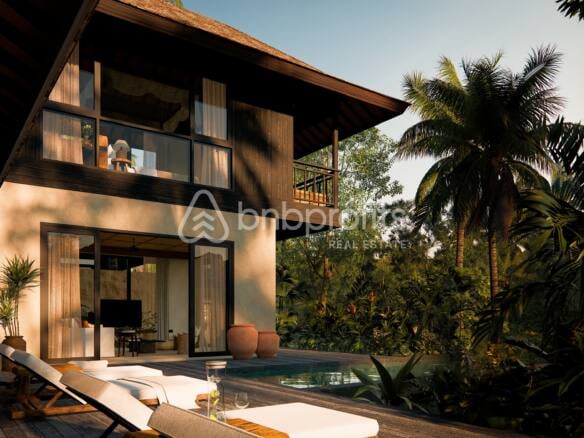 Luxury 3BR Villa by Ubud's Riverfront Exclusively Furnished