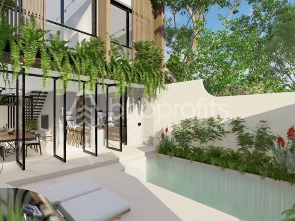 Stunning Beachside 3-Bedroom Luxury Villa for Sale in Berawa, Canggu - Prime Location & Modern Design