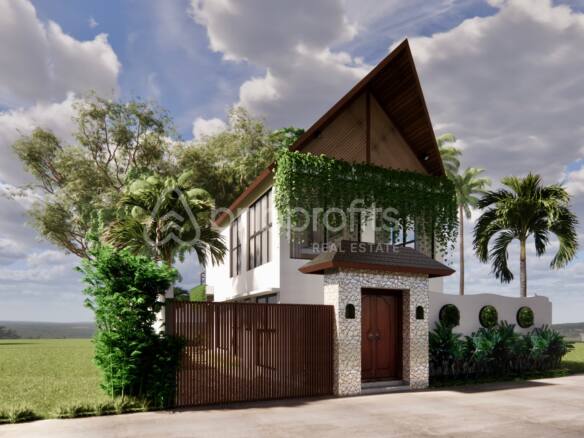 A 3 Bedroom Villa with Pristine Paddy Views in Kedungu Area
