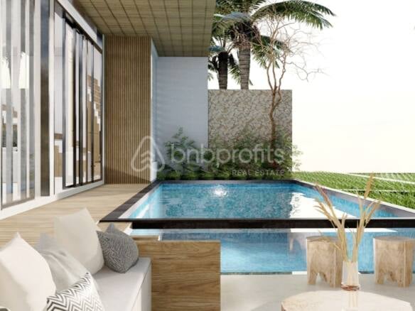 Escape to Elegance: Bali Leasehold Off-plan Villa With Rice Field View, Offering Modern Design & Privacy