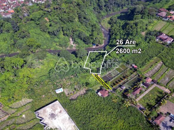 Riverfront Bliss Freehold Land: Design Your Dream Home in Bali’s Heart