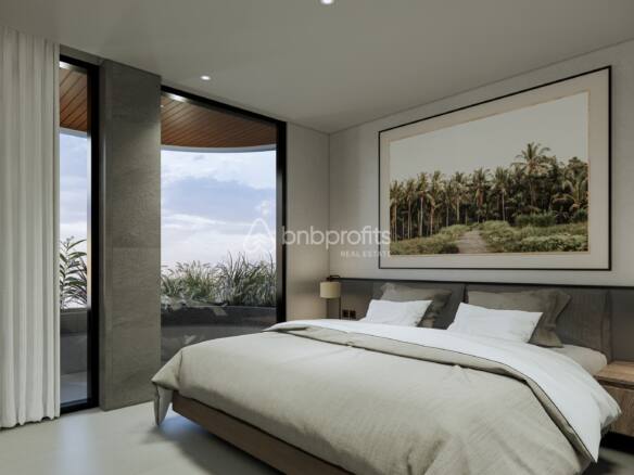 Seaside Serenity: Stylish Apartment Steps from Balangan Beach