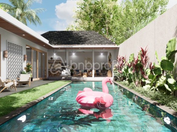 Modern Contemporary 2-Bedroom Villa Near Bali’s Best Beaches – Leasehold for 26+25 Years in Seminyak Golden Triangle