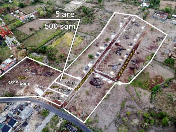 Seize This Unique Bali Investment: Prime 500 sqm Leasehold Land Close to Pandawa Beach