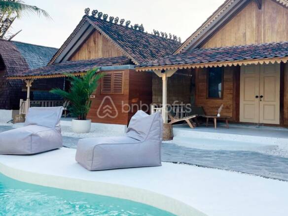 Your Next Investment in Bali: Elegant Joglo Style Leasehold Guesthouse in Serene Cemagi