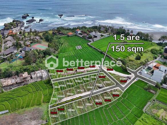 Rare Bali Real Estate Opportunity – 150 sqm of Prime Freehold Land Near Cemagi Beach