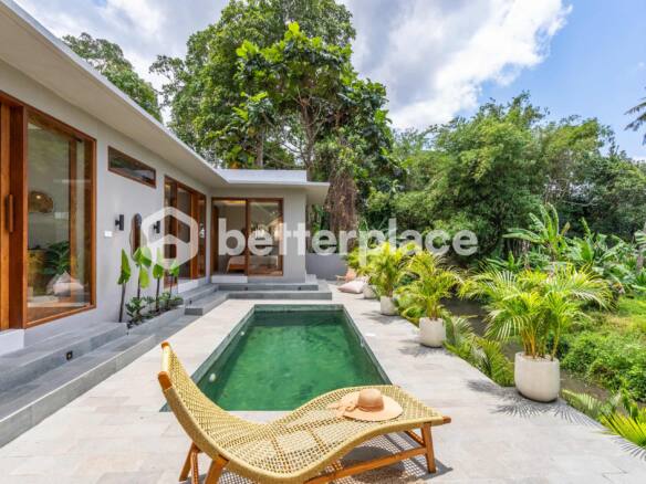 Tropical 2-Bedroom River View Villa in Canggu – Prime Investment Opportunity with Airbnb Ready