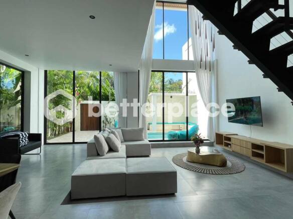 Luxurious 3-Bedroom Villa for Sale in Canggu, Bali – Prime Location with Private Pool and Premium Furnishings