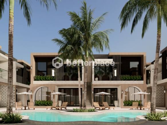 Live the Bali Dream: Modern Leasehold 1-Bed Villa Loft in Umalas with Pool and Gym Access