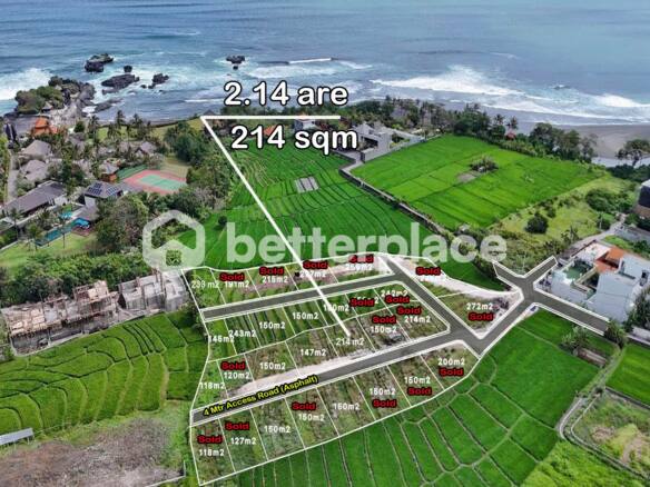 Your Perfect Escape: Stunning Freehold Land 214 sqm in Bali’s Cemagi Area