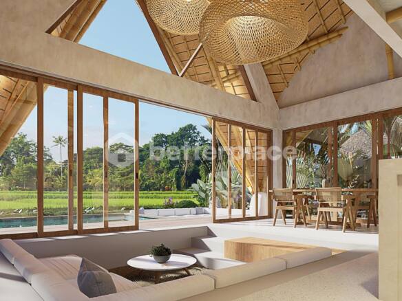 Ubud Bamboo Art Style Villa - Adjustable 2-3 Bedrooms, 31-Year Leasehold