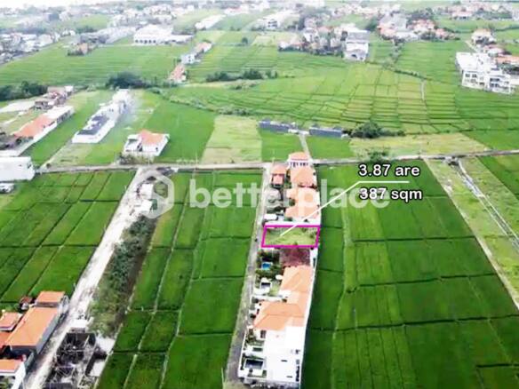 Rare Leasehold Opportunity: Stunning 387 sqm Plot in Canggu–Seseh, Perfect for Villa or Boutique Hotel Development