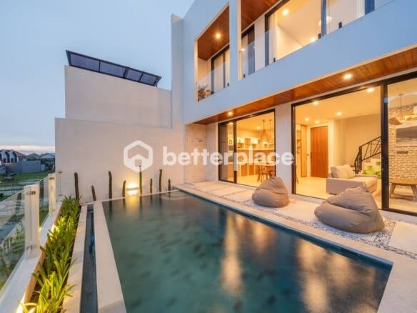 Yearly Rental in Paradise: Modern 3-Bedroom Villa in Canggu’s Prime Location