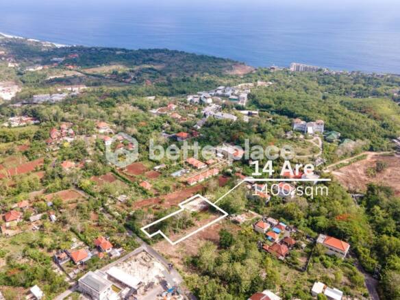 Exclusive 1,400 sqm Freehold Land in Uluwatu’s Premier Zone