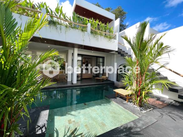 Modern Elegance in Tumbak Bayuh – A Furnished Villa with Rooftop & Pool